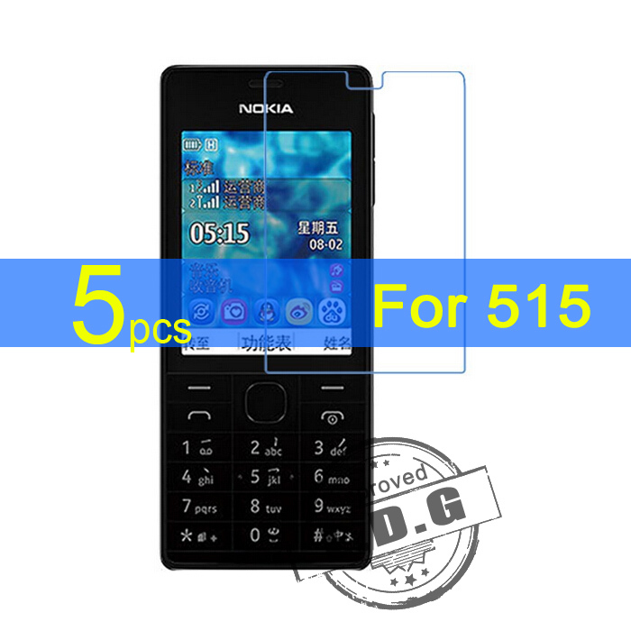 5pcs Gloss Ultra Clear LCD Screen Protector Film Cover For Nokia 515 N515 Protective Film