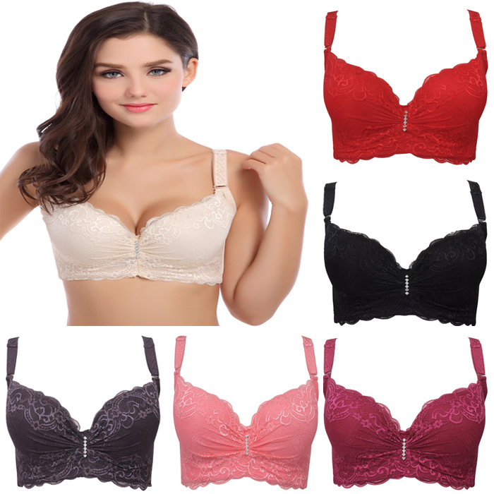 3 4 cup lace push up bra summer style large size sexy women underwear bralette thin