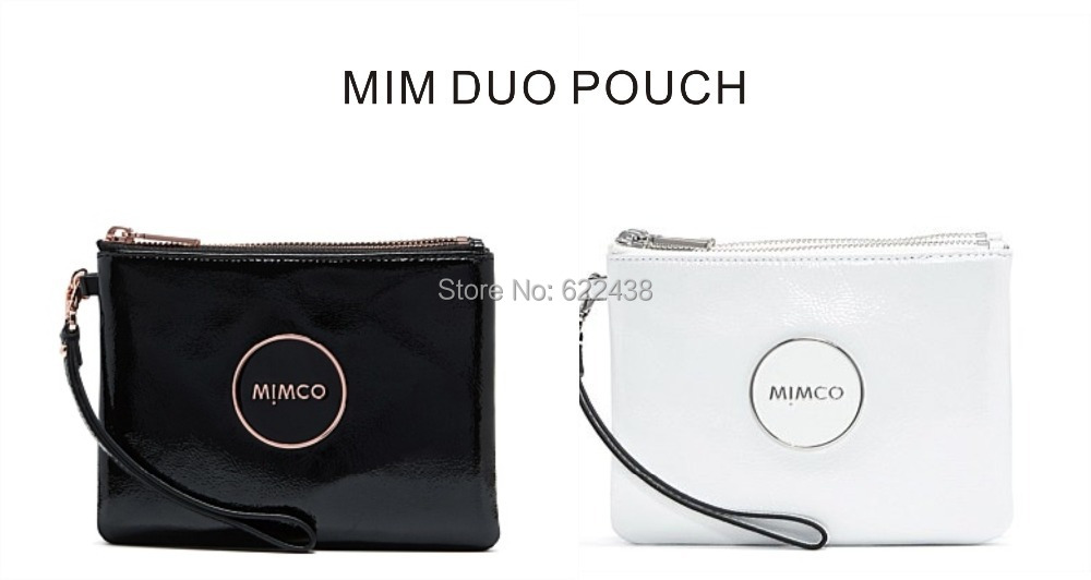 NEW ARRIVE MIMCO MIM DUO POUCH DOUBLE 2 IN 1 ZIP P...