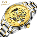 Skeleton Automatic Mechanical Watches stainless steel strap Band famous Male Wristwatch Relogio Male Montre Watch Mens