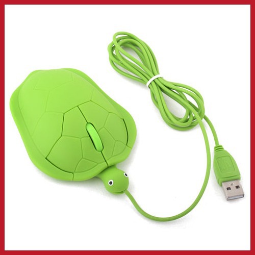 hottest dollarmee USB 3D Optical Cute Turtle Mouse PC Laptop Comfort
