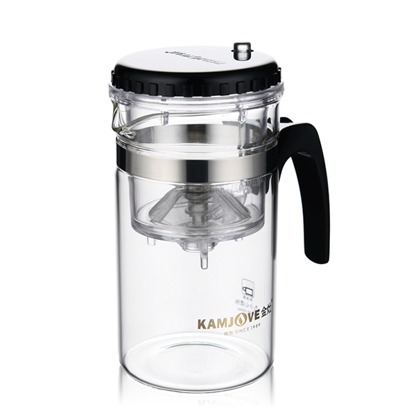 New Useful Multi purpose 200ml Glass Tea Pot with Stainless Infuser for Home Cafe Guest Personal
