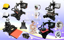 Advanced New Design 8 In 1 Combo Heat Transfer Machine,Sublimation/Heat Press Machine For Plate/Mug/Cap/TShirt /Phone case Etc