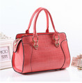 2014 Hot Selling Fashion Patent Leather Women Bag Crocodile Pattern