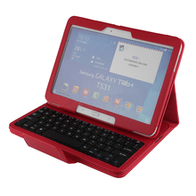 Hot Selling 10 1 inch Tablet PCs Case For Samsung Tab 4 With wireless Bluetooth keyboard