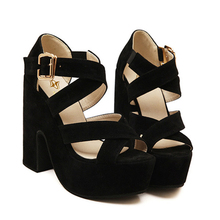 Free Shipping Women Sandals Open Toe Summer Style Ladies Shoes Women Platform Sandals Thick Heel Sandals Women Shoes #ssw668-9