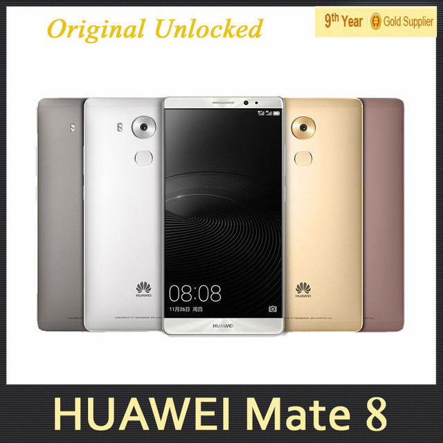 ORIGINAL HUAWEI Mate 8 4G LTE Cell Phone Kirin 950 Octa-core 3GB/4GB RAM 32GB/64GB/128GB ROM 6.0 inch Dual SIM Android 6.0