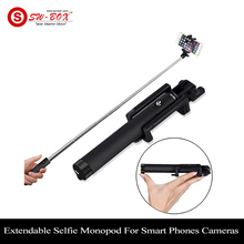 Black Hot Bluetooth 270 Degree 80 CM Extendable Android IOS Portrait Handheld Selfie Stick Monopod For Smart Phones Cameras