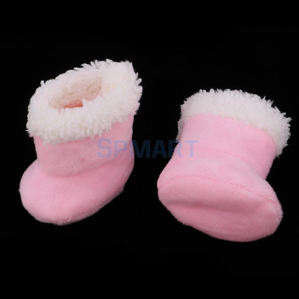 Bonitos zapatos rosa para mellchan Baby Doll 9 11 pulgadas muñeca botas de nieve