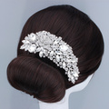 2015 New Hair Jewelry Bridal Flower Hair Comb Austrian Crystal Clear Wedding Hair Accessories For Bridesmaid