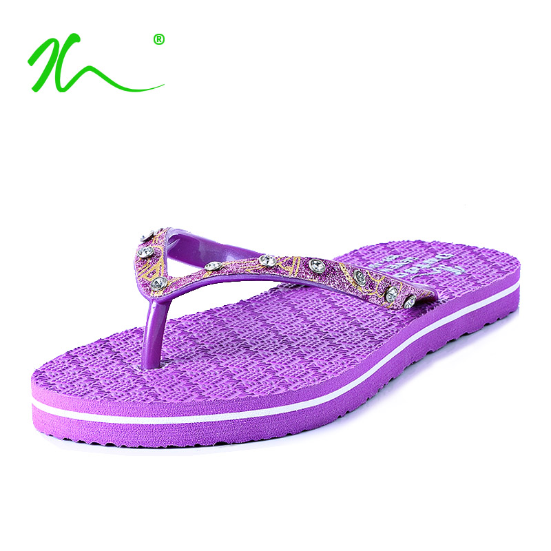 7c flip flops flat sandals female summer the trend of sandals women's shoes slip-resistant platform slippers platform shoes