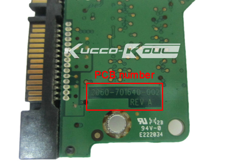 Hdd PCB   2060-701640-002 REV A   WD 3.5 SATA     