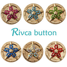 D02205 Hot Wholesale 6 Color High Quality Charm Rhinestone Styles Alloy Ginger Snap Button Bracelets Woman Rivca Snaps Jewelry