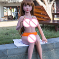 100cm real silicone sex dolls Mini anime Sex Doll lifelike with metal skeleton sex dolls for