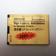 BL 4D BL-4D battery N97 MINI Gold 2680mAh High capacity Replacement battery For NOKIA N97 MINI E5 E7 N8 702T T7 Batterie