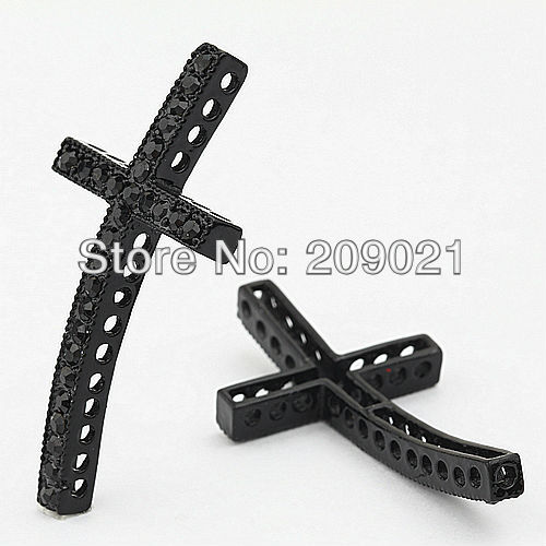 Beads Finding  charms making cross sideways Cross Charms jewelry Sideways Accessories.jpg for Connector Jewelry