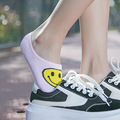 New 3D Smiling face Socks Women Fashion personality Printing women s Cotton Invisible Socks Funny Low