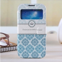 Case for samsung galaxy s4 new 2014 galaxy s4 i9500 flip leather case phones telecommunications