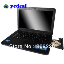 Nigeria and some africa free shipping Ultra thin 13 inch mini laptop Windows 7 Intel D2500
