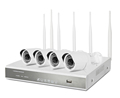 Wireless NVR combo kit 4CH 720P wireless night vision video surveillance ip wifi camera 4ch 1080P