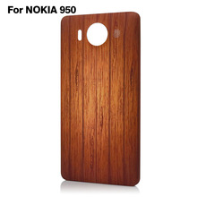 950 Wooden pattern Battery Back door cover case For Nokia lumia 950 replacement back case cover for Nokia 950 Case