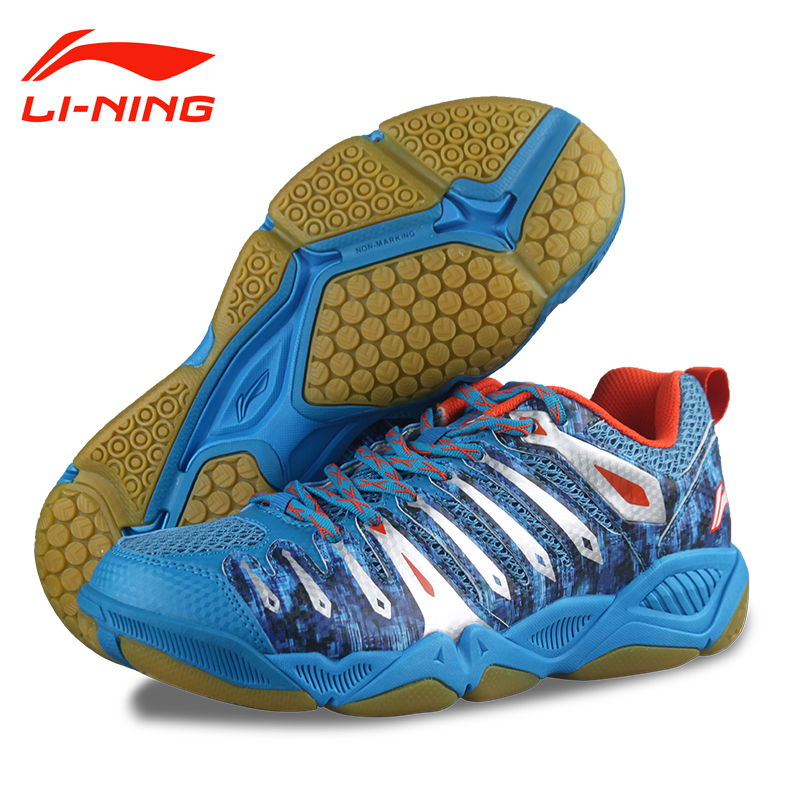 100% Original New 2015 lining AYTJ057 Professional Men's Badminton shoes tennis Shoes AYTJ057 Free Shipping