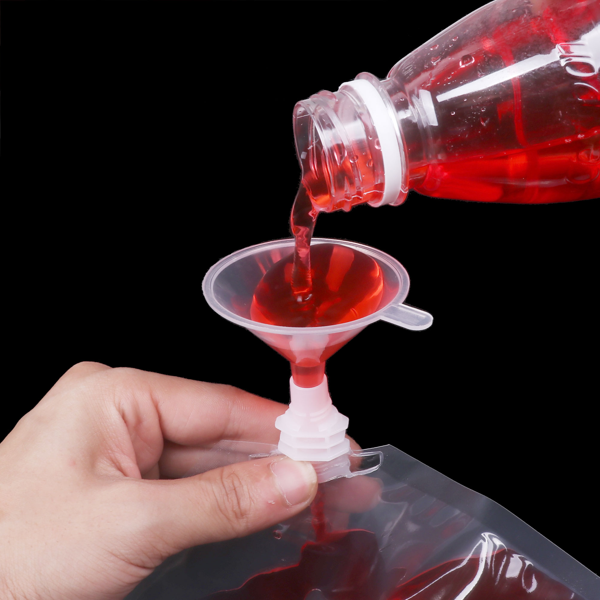 Best Reusable Drinking Flask For Alcohol With Funnel Transparent Whisky Hip Flasks Concealable