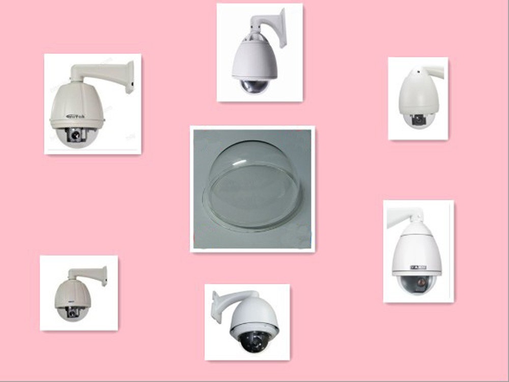 CCTV Security Surveillance Acrylic indoor Dome ip Camera Housing Cover keep lens clean 115x57mm