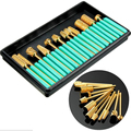 12 Pcs Box Pro Nail Drill Bit Nail Drill Accessories Carbide Bit Grinding Polishing Head Nail
