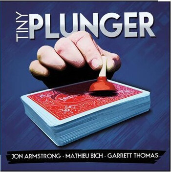 Free shipping NEW Tiny Plunger 2pcs set different colors finding card magic tricks magic props
