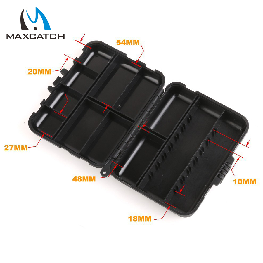Maxcatch High Quality Waterproof Fishing Box Spinner Bait Minnow Popper 11 Compartments Fishing Tackle Box