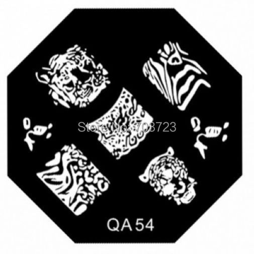 QA series Nail image plate mold template set nail printer nail scraping tool QA 54