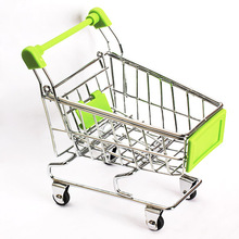 Mini Supermarket Handcart Green Shopping Utility Cart Mode Green Storage US#V
