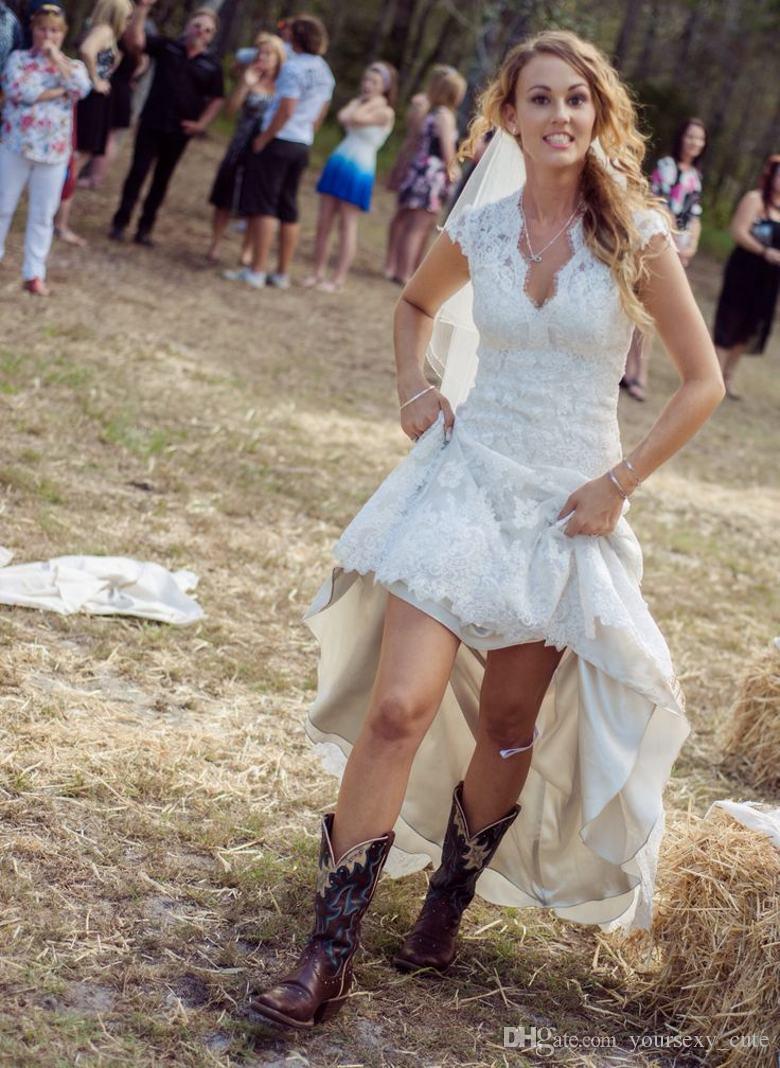 Country Style High Low Dresses