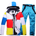 Ski suits and ski pants men s suits thick winter outdoor waterproof breathable ski jacket cotton