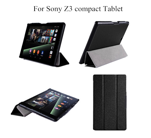 for sony xperia z3 tablet compact 8 inch tablet pc 3 folded ultra thin cover for sony for sony xperia z3 tablet compact 8 inch tablet pc 3 folded ultra thin cover for sony