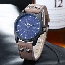 Relogio Hombre Luxury Famous Double Buckle Design Brand sports Men Watch Quartz Wristwatches quality Scrub leather