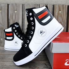 New Autumn Fashion Men High Top Shoes Casual Shoes Mens Boots Flat Heel Comfortable Casual Shoes Best Quality Boots 3A