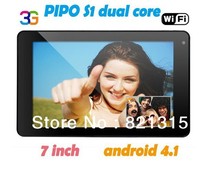 Free shipping PiPo S1 7 inch Andriod 4 1 RK3066 Dual Core 1 6GHz 1GB DDR3