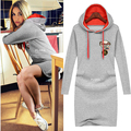Plus Size 2XL 5XL Autumn and Winter Women s Slim Was Thin Female Dress Casual Dress