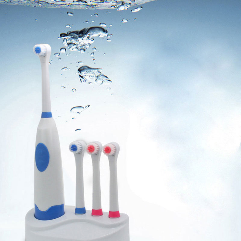5pcs Original  Electric Toothbrush Ultrasonic Sonic Rotary Electric Toothbrush No Rechargeable Tooth Brush Electric