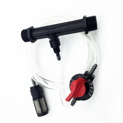 Description Picture 4 of item1 Pcs 1' External Thread Venturi Tube Automatic Inhalation Fertilizer Suitable For Garden Agriculture Fertilizer Irrigation