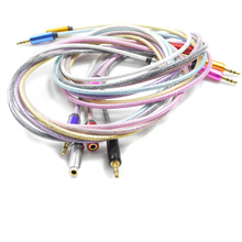 3.5mm jack Female to Male Earphone Headphone Stereo Audio Extension Cable Cord for computer speaker phone