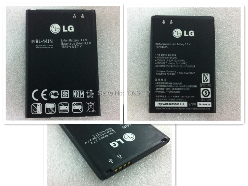 Гаджет  New BL-44JN Li-ion Mobile Phone Battery For LG Optimus L5 Dual E615/Optimus L3 E400/ L5 E610/ L5 Dual E612,1540mAh,High Quality None Электротехническое оборудование и материалы