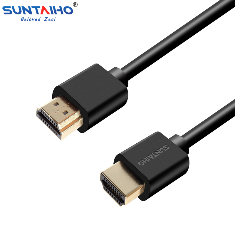 Suntaiho 9FT 1 М, 2 М, 3 М, 5 М, 10 М Высокая скорость Позолоченный разъем Между Мужчинами HDMI Кабель Версии 1.4 вт чистый Нейлон 1080 P 3D для HDTV XBOX PS3