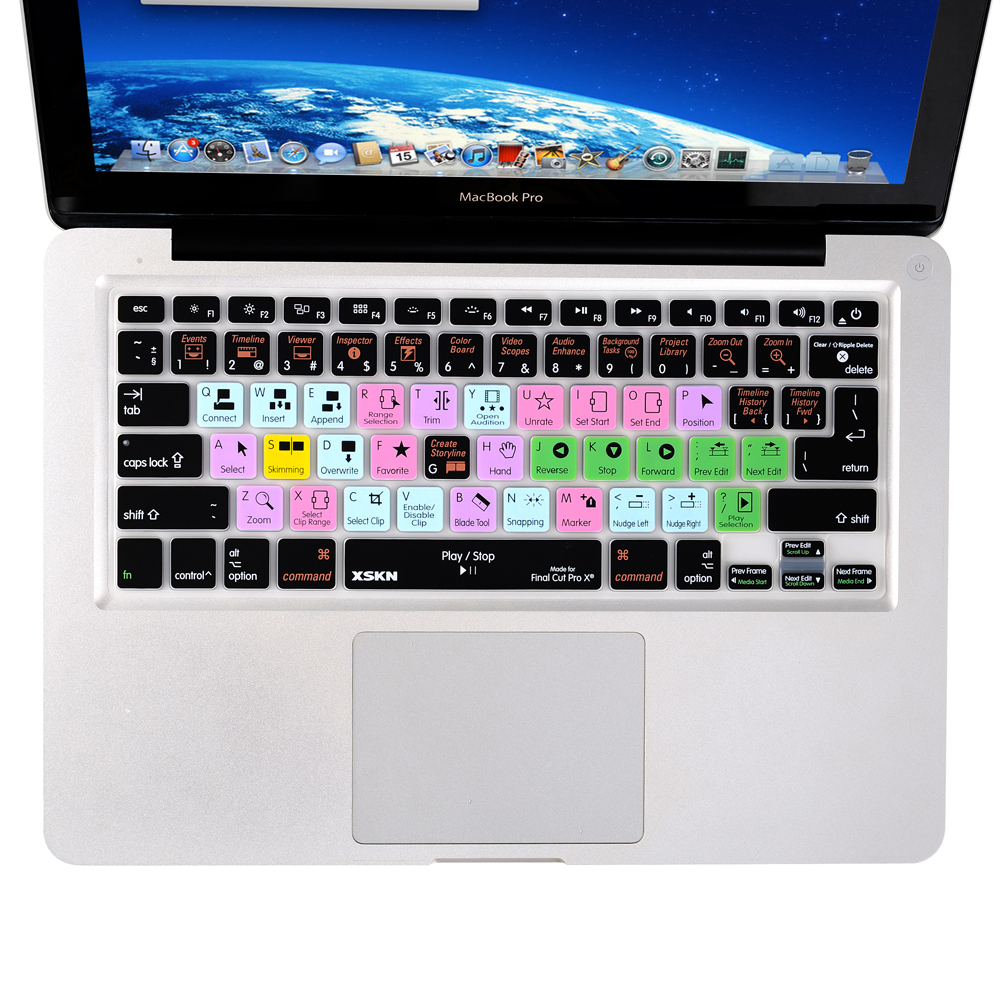 Final Cut Pro Macbook Air | functional final cut pro x shortcut silicone keyboard Final Cut Pro Macbook Air | functional final cut pro x shortcut silicone keyboard