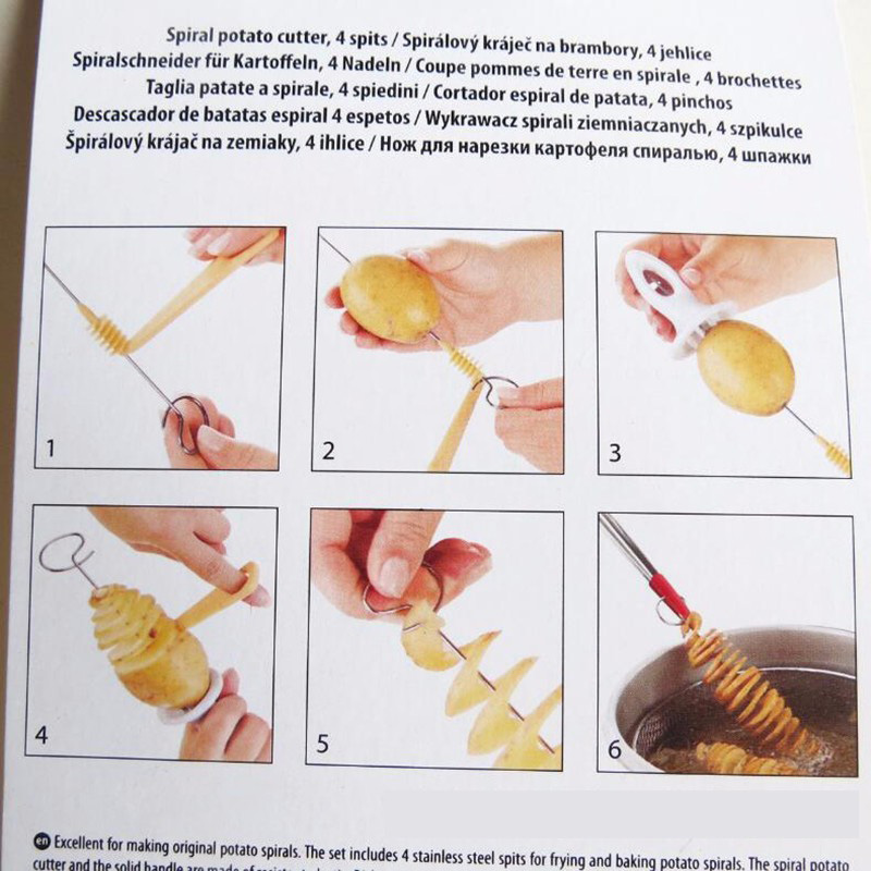 Как сделать спиральку для картошки 52