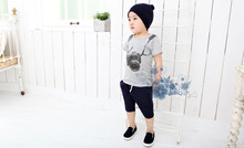 Hot sale 2015 New arrive Boys Kids Cartoon Round Neck Short Sleeve T shirt Children s