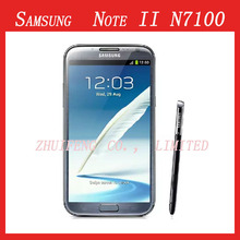 Samsung Note2 cellphone Refurbished note II Original SAMSUNG GALAXY NOTE 2 N7100 smart phone 2+16 GB 720*1280 8MP 1080P