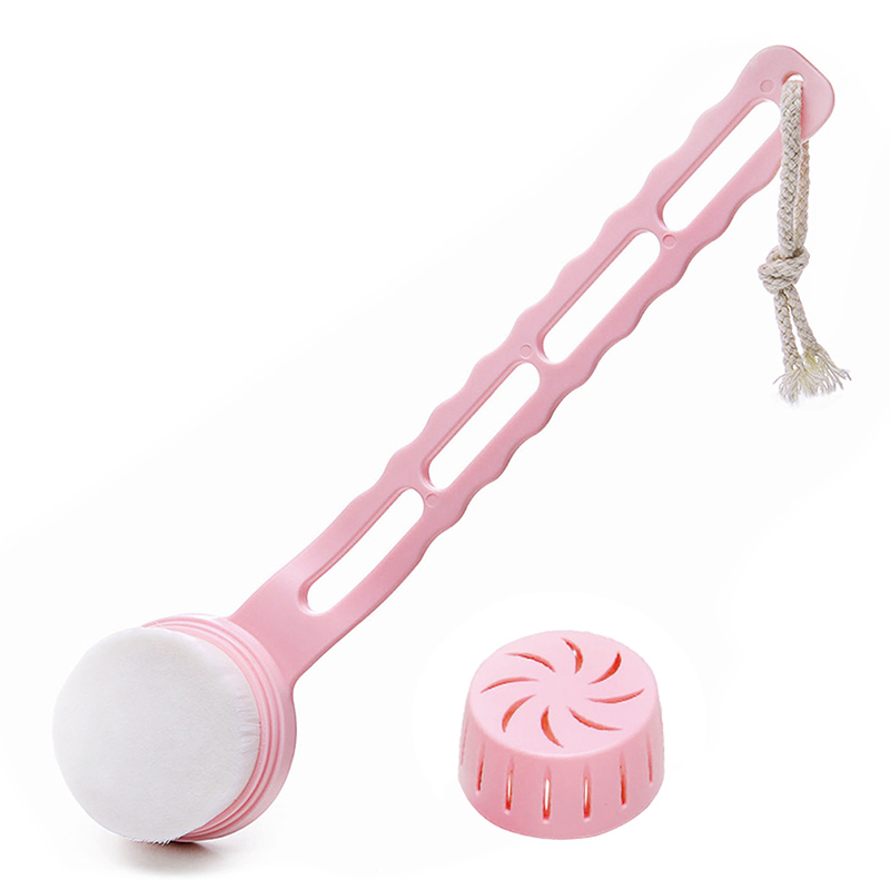 Women's Shower Products Long Handle Bath Back Brush Soft Fiber Spa Scrubber Grip Massager Bathing Brusher